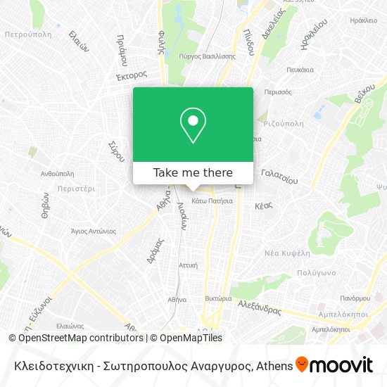 Κλειδοτεχνικη - Σωτηροπουλος Αναργυρος map