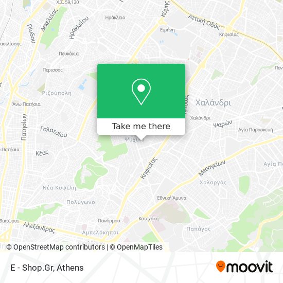 E - Shop.Gr map