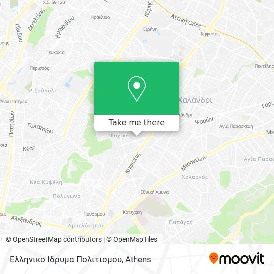 Ελληνικο Ιδρυμα Πολιτισμου map