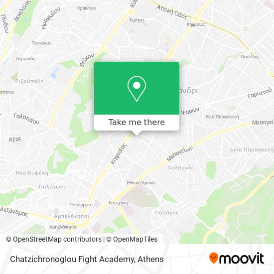 Chatzichronoglou Fight Academy map