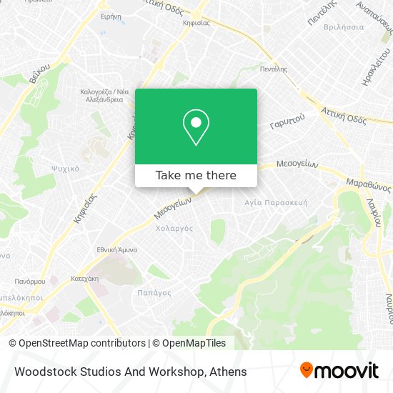 Woodstock Studios And Workshop map