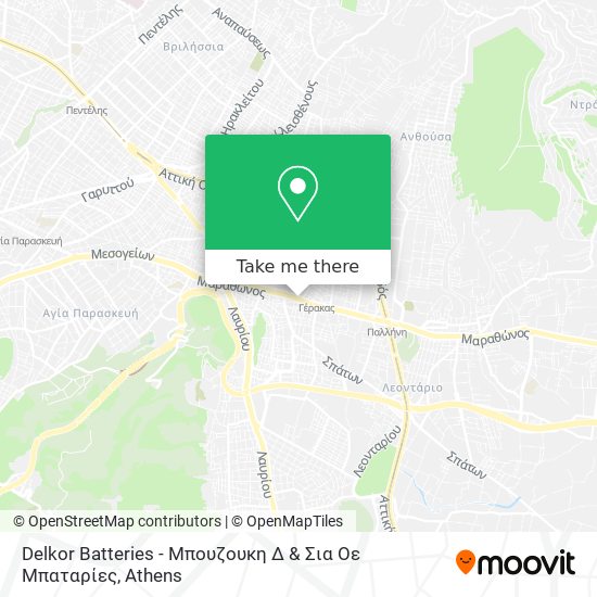 Delkor Batteries - Μπουζουκη Δ & Σια Οε Μπαταρίες map