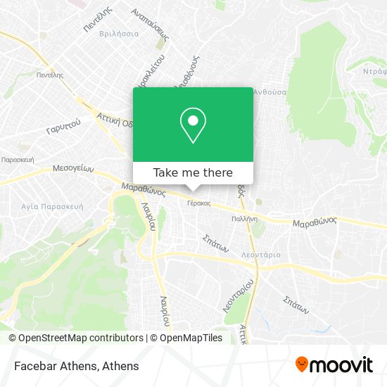 Facebar Athens map