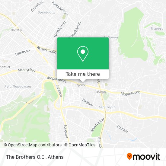 The Brothers O.E. map