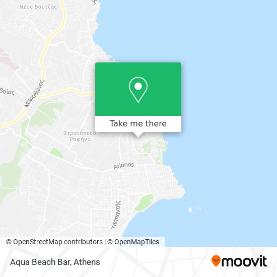 Aqua Beach Bar map