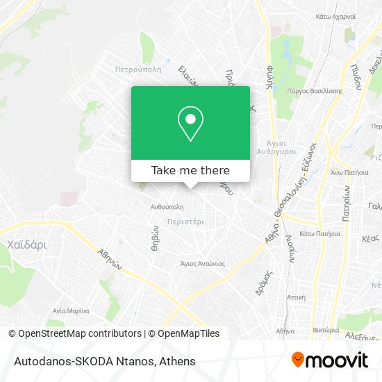 Autodanos-SKODA Ntanos map