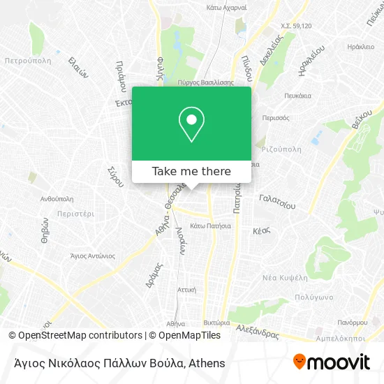 Άγιος Νικόλαος Πάλλων Βούλα map