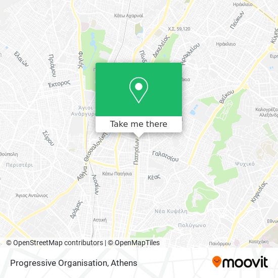 Progressive Organisation map