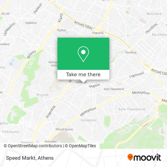 Speed Markt map