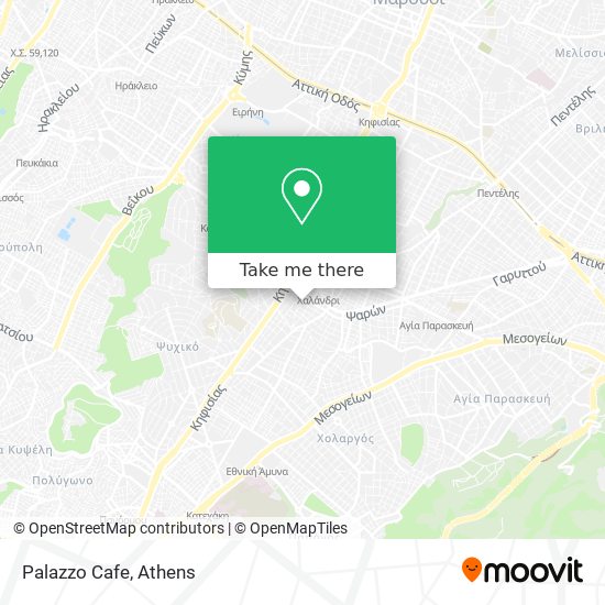 Palazzo Cafe map
