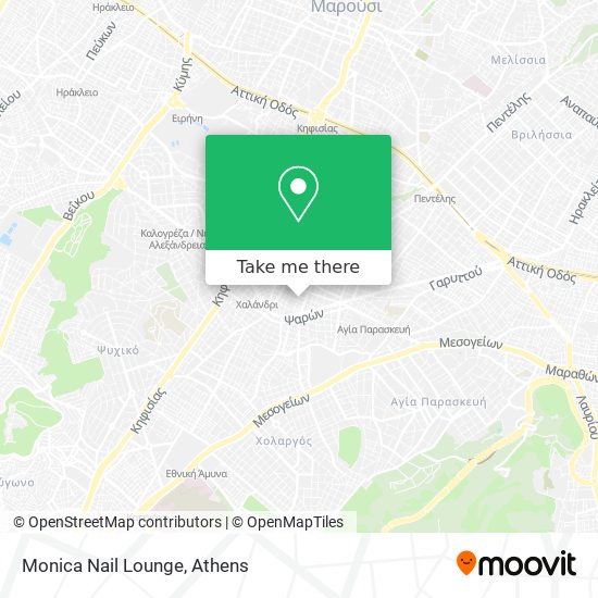 Monica Nail Lounge map