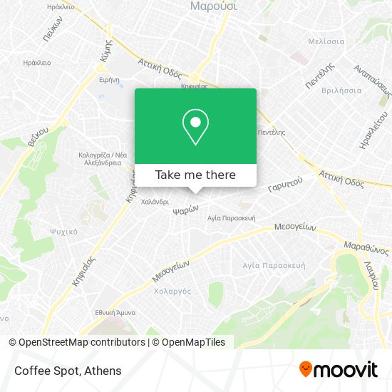 Coffee Spot map