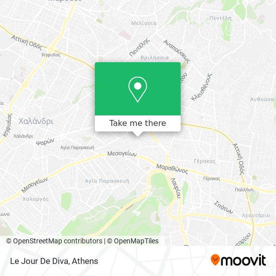 Le Jour De Diva map