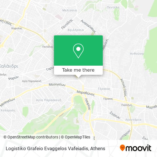 Logistiko Grafeio Evaggelos Vafeiadis map