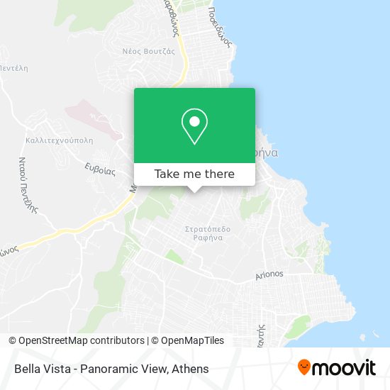 Bella Vista - Panoramic View map