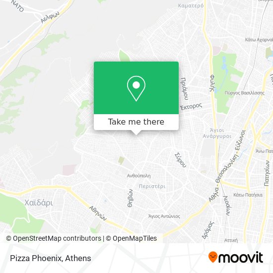Pizza Phoenix map