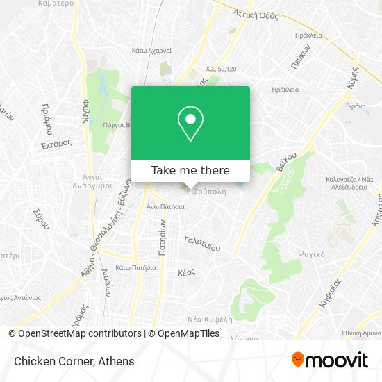 Chicken Corner map