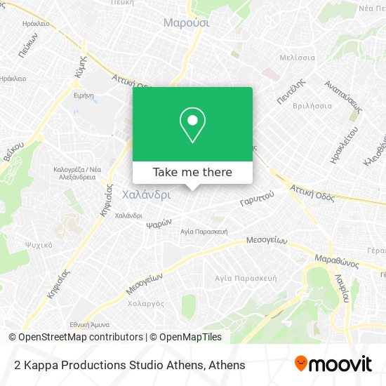 2 Kappa Productions Studio Athens map