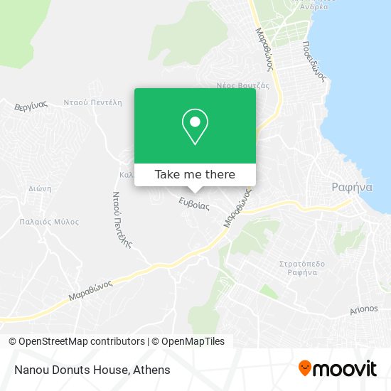 Nanou Donuts House map