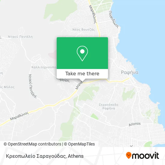 Κρεοπωλείο Σαραγούδας map
