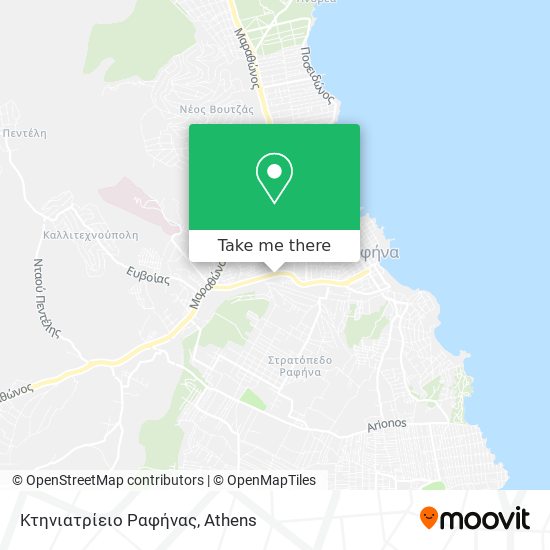 Κτηνιατρίειο Ραφήνας map