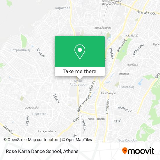 Rose Karra Dance School map