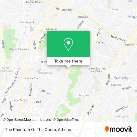 The Phantom Of The Opera map