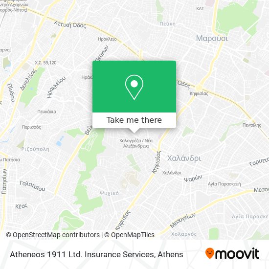 Atheneos 1911 Ltd. Insurance Services map