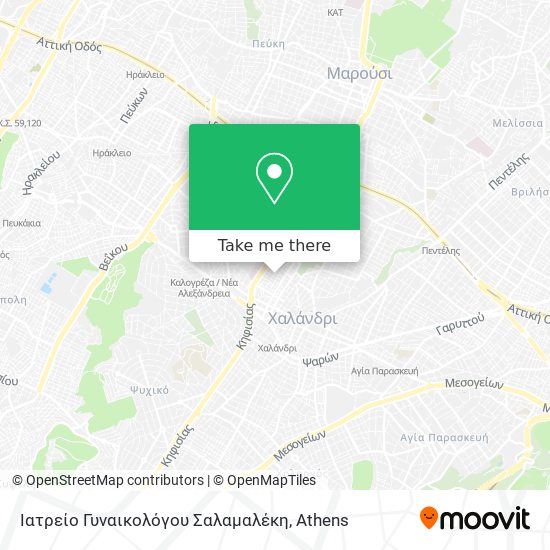 Ιατρείο Γυναικολόγου Σαλαμαλέκη map