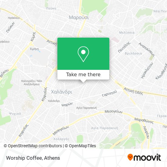 Worship Coffee map