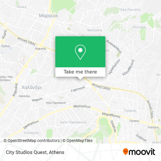 City Studios Quest map