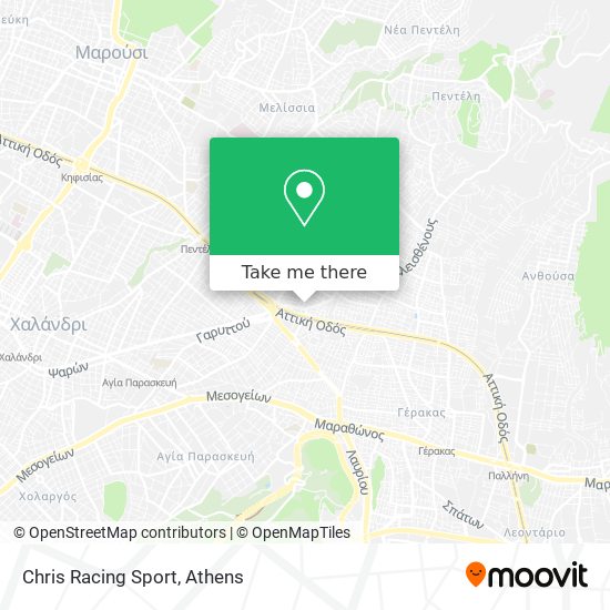 Chris Racing Sport map