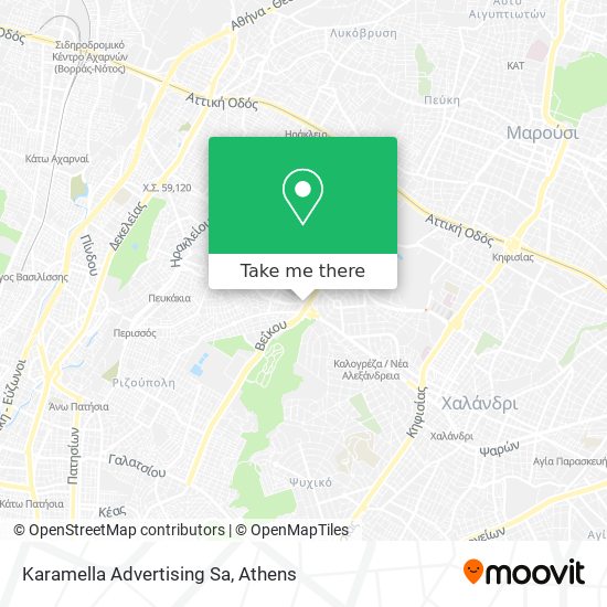 Karamella Advertising Sa map