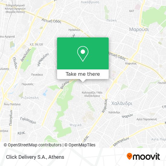 Click Delivery S.A. map