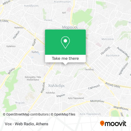 Vox - Web Radio map