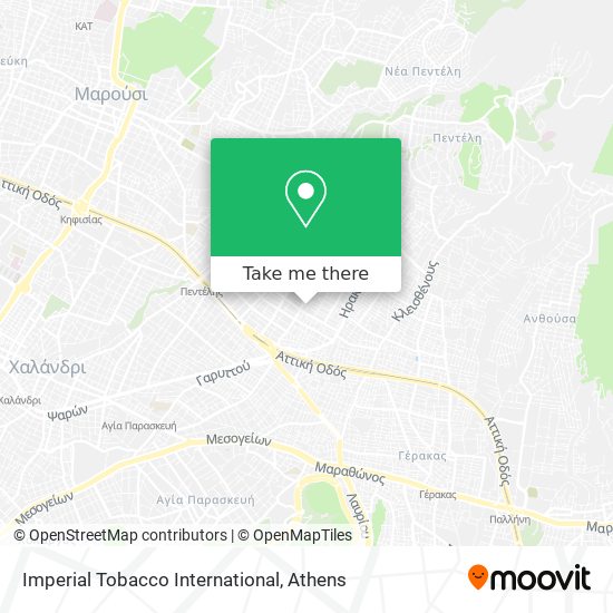 Imperial Tobacco International map