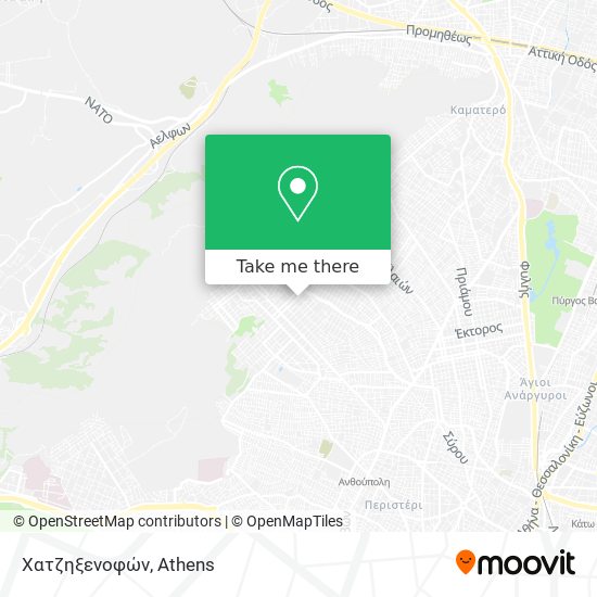 Χατζηξενοφών map