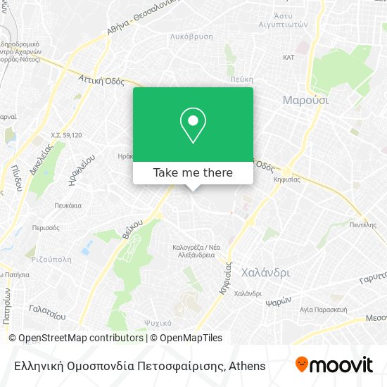 Ελληνική Ομοσπονδία Πετοσφαίρισης map