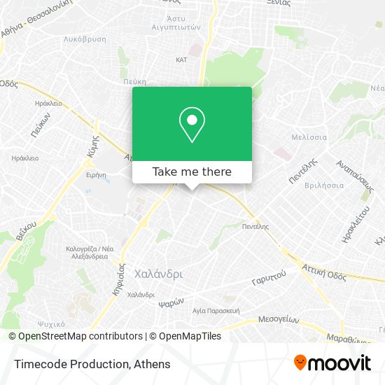 Timecode Production map