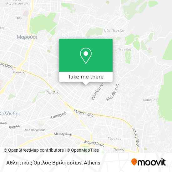 Αθλητικός Όμιλος Βριλησσίων map