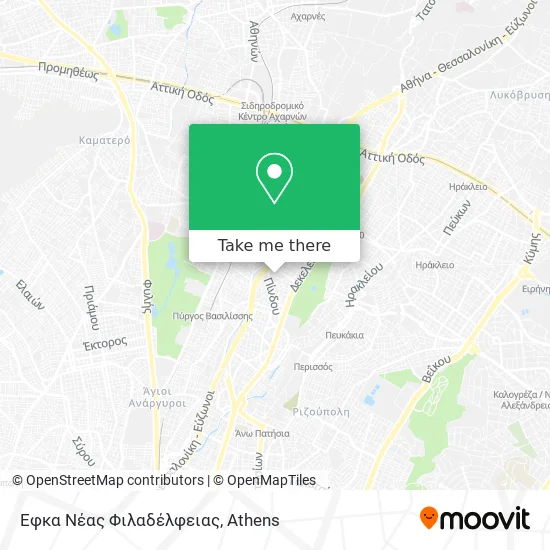Εφκα Νέας Φιλαδέλφειας map