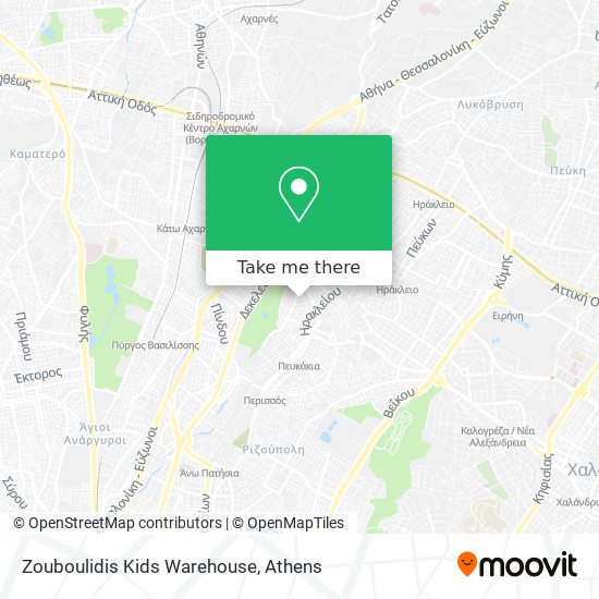 Zouboulidis Kids Warehouse map