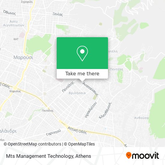 Mts Management Technology map