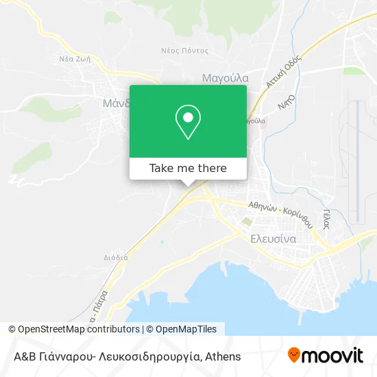 Α&Β Γιάνναρου- Λευκοσιδηρουργία map