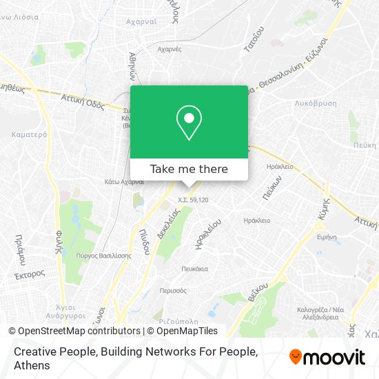 Creative People, Building Networks For People map