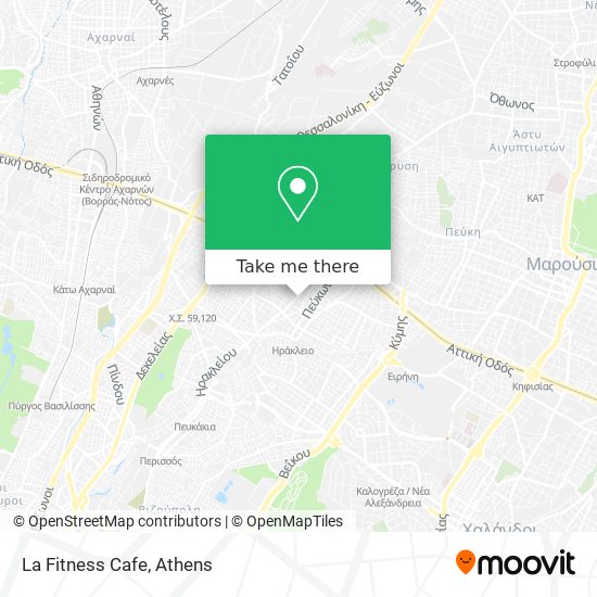 La Fitness Cafe map