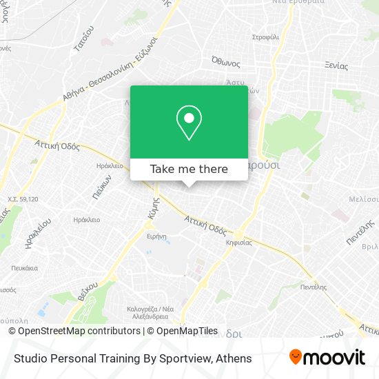 Studio Personal Training By Sportview map