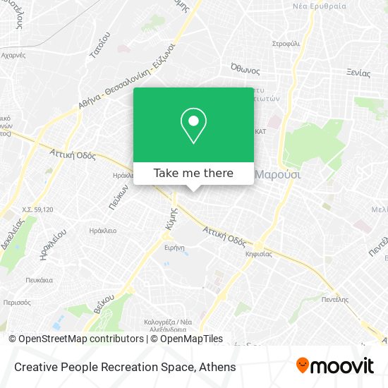 Creative People Recreation Space map