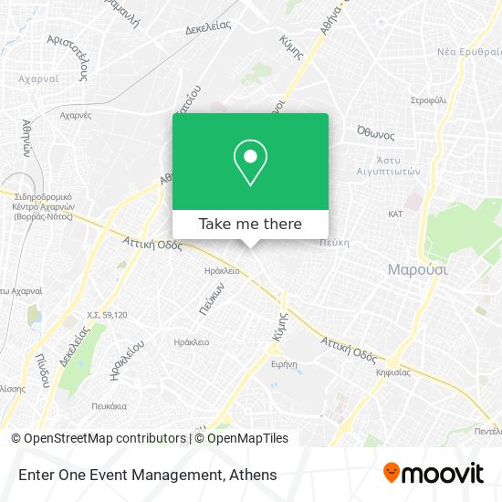 Enter One Event Management map