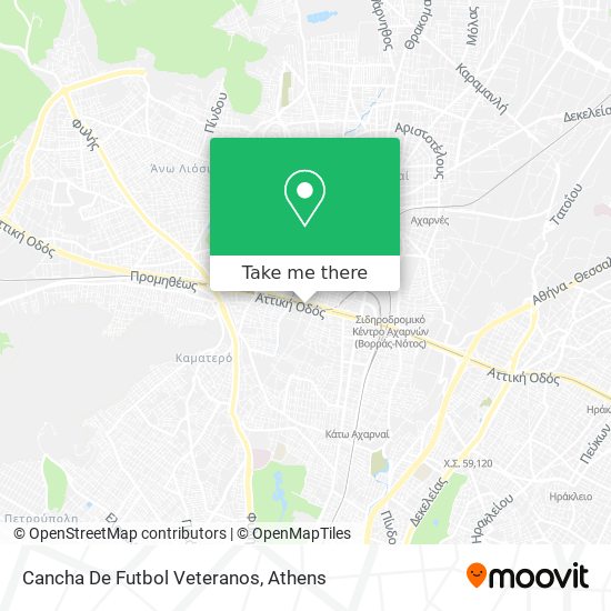 Cancha De Futbol Veteranos map